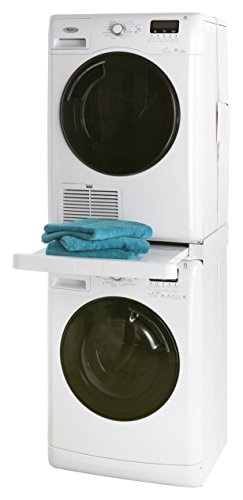 Wpro SKS100 Waschmaschinenzubehör/ Zwischenbaurahmen mit Ablage / Waschmaschine und Trockner/ Universell - 2