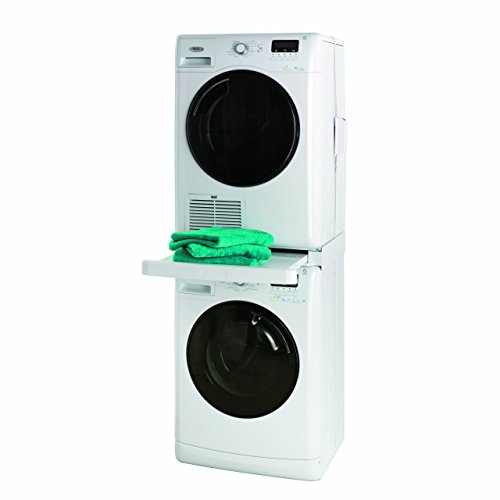 Wpro SKS100 Waschmaschinenzubehör/ Zwischenbaurahmen mit Ablage / Waschmaschine und Trockner/ Universell - 3