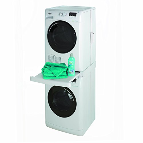Wpro SKS100 Waschmaschinenzubehör/ Zwischenbaurahmen mit Ablage / Waschmaschine und Trockner/ Universell - 4
