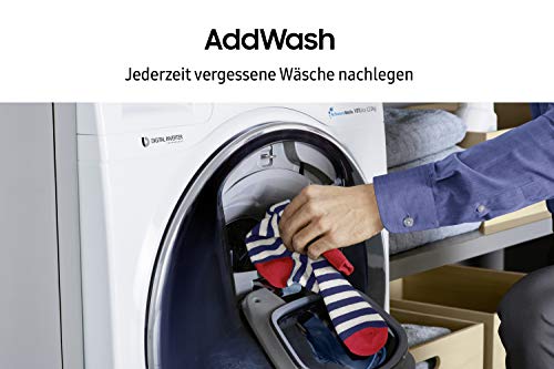 Samsung WW90K4420YW I EG AddWash Waschmaschine Frontlader I A+++ I 1400 U/min I 9 kg I Weiß I AddWash, Eco-Funktion, SmartCheck - 4