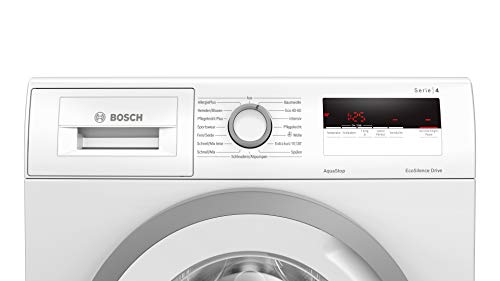 Bosch WAN281KA2 Serie 4 Waschmaschine Frontlader / A+++ / 157 kWh/Jahr / 1388 UpM / 7 kg / Weiß / AllergiePlus / ActiveWater™ Mengenautomatik - 4